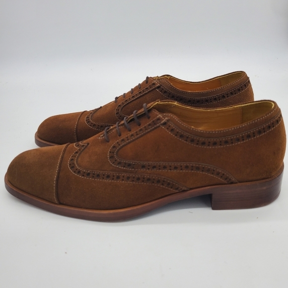 Donald J. Pliner Other - DONALD J PLINER ZINDEL OXFORD CAP TOE WINTIP SHOES MEN'S SIZE 9M